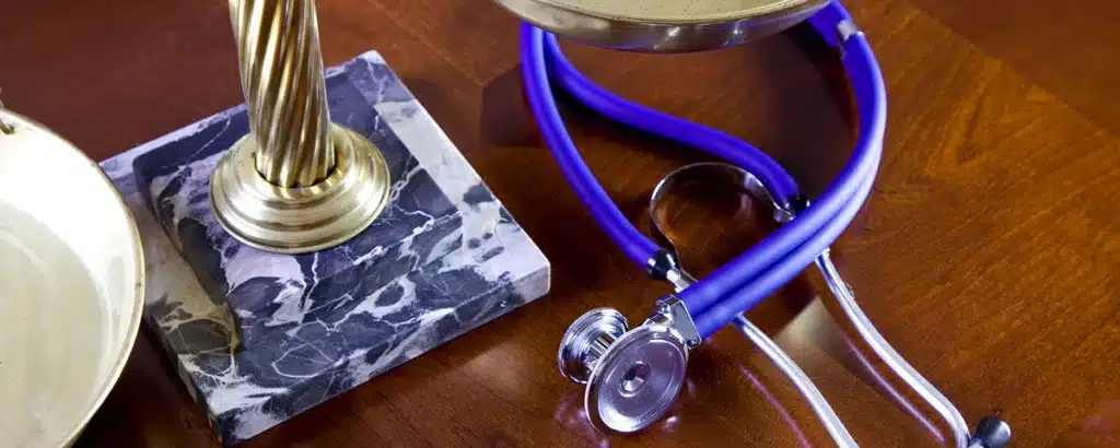 Stethoscope on a desk
