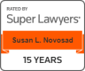 SLN 15 years Super Lawyers Badge